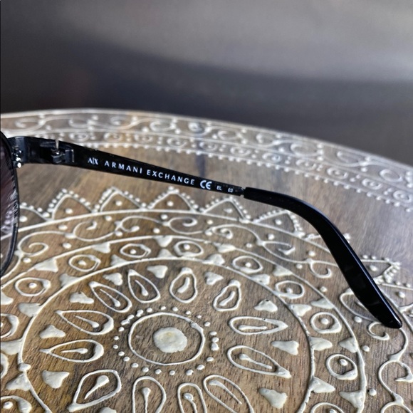 Black Aviator Sunglasses, Armani Exchange A/X - Picture 3 of 5